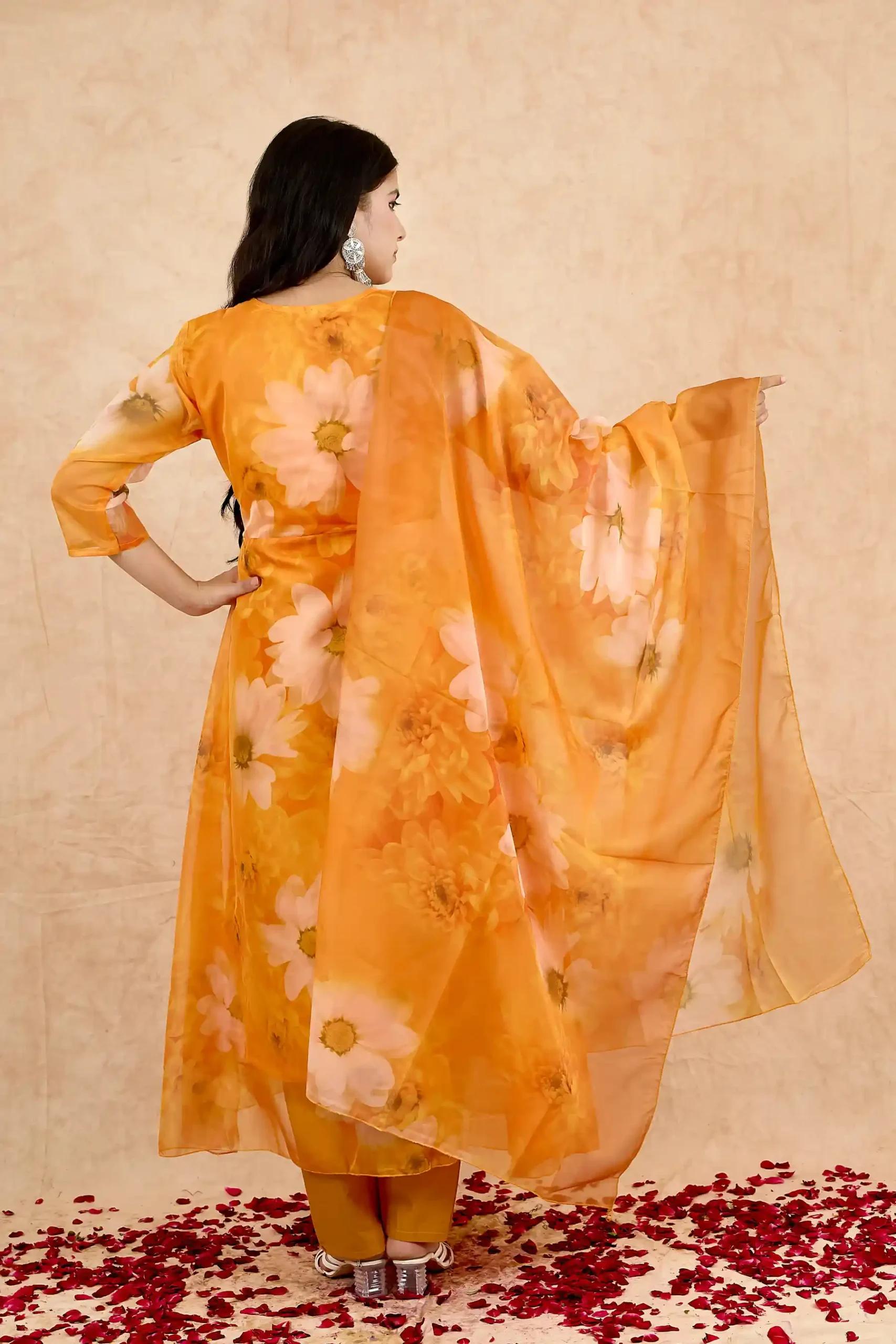 Saanjh Marigold Kurta Set