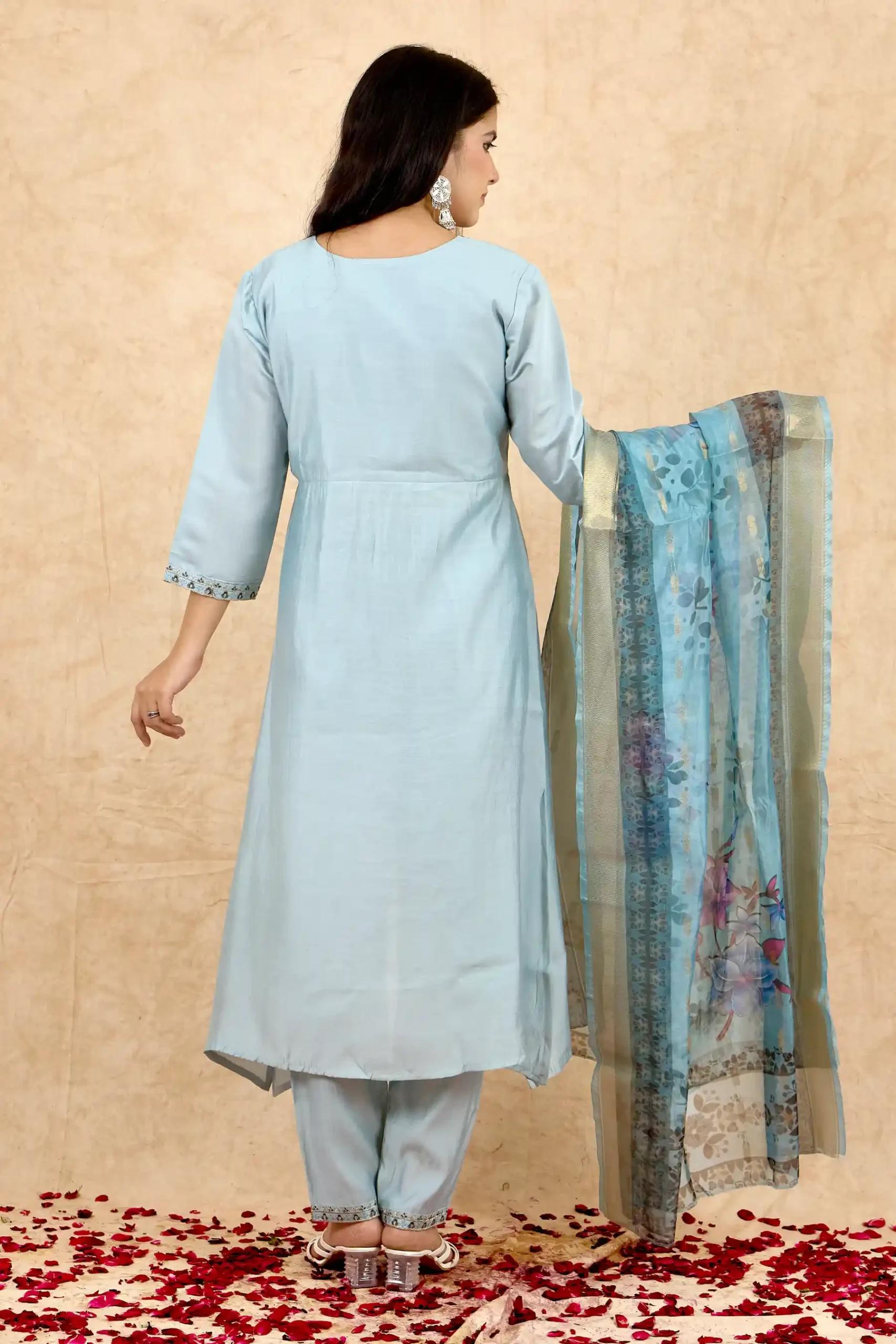 Neelpari Embellished Kurta Set