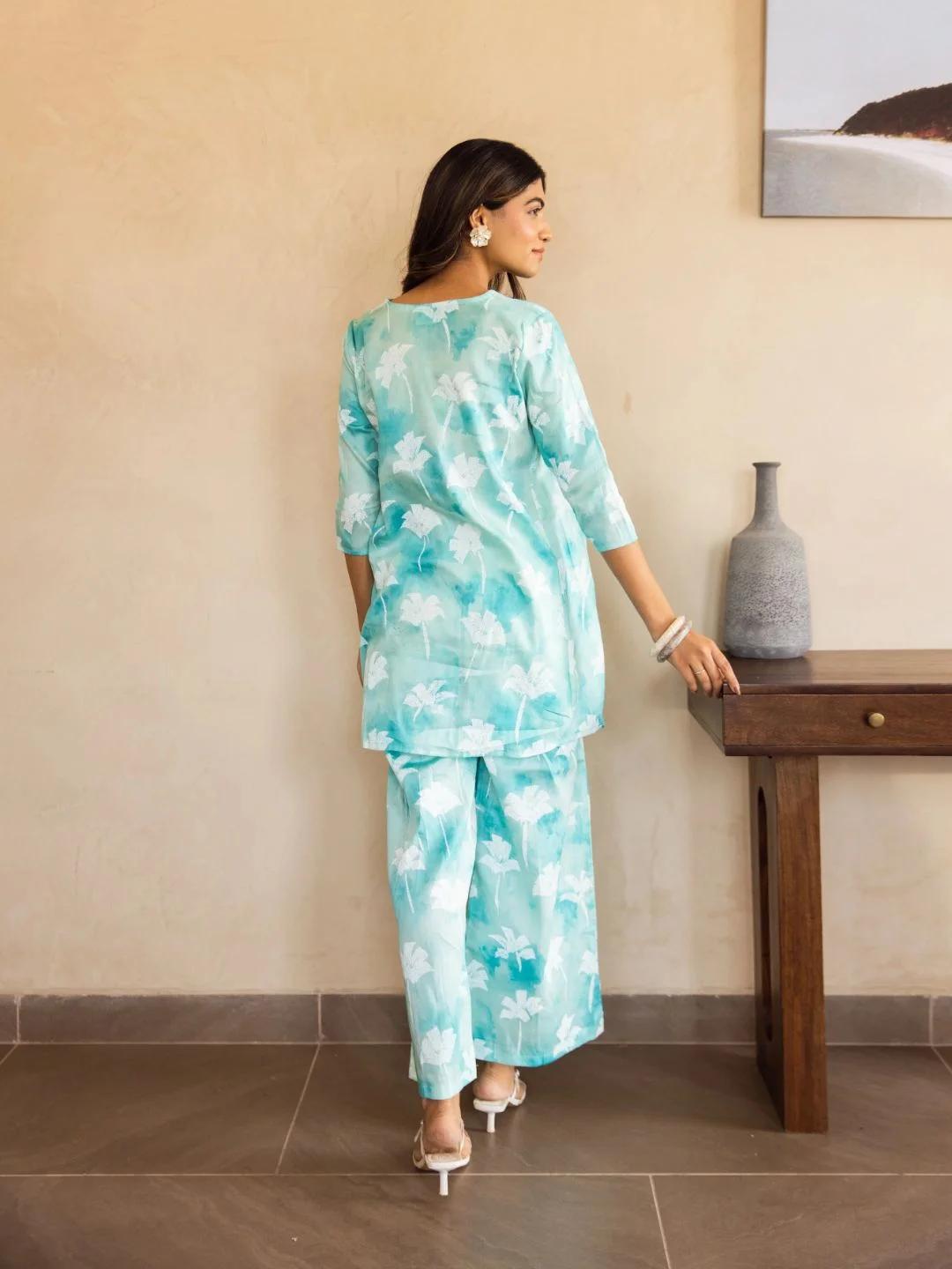 Aqua Mist Co-Ord Set