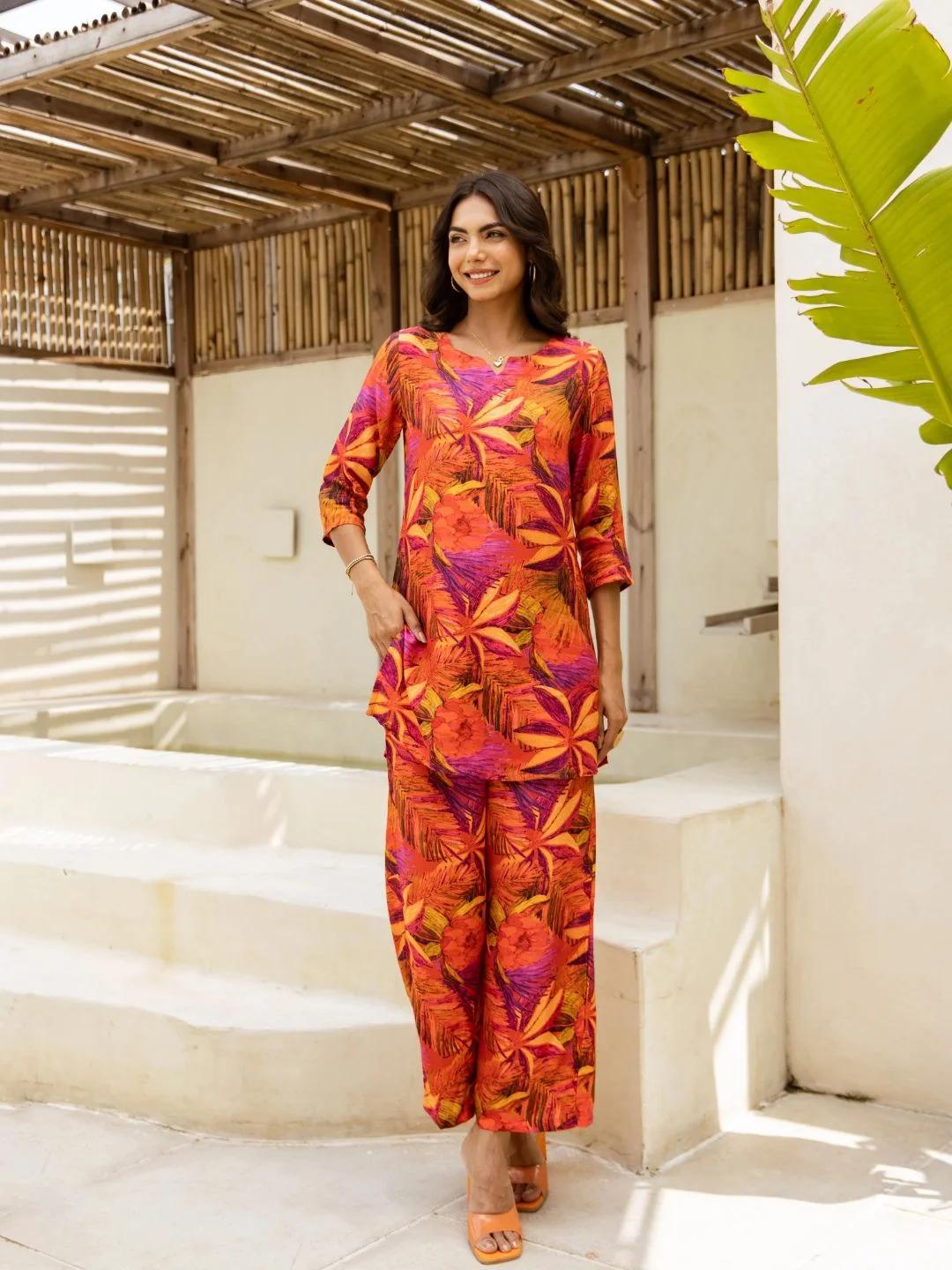 Tropical Ember Co-ord Set
