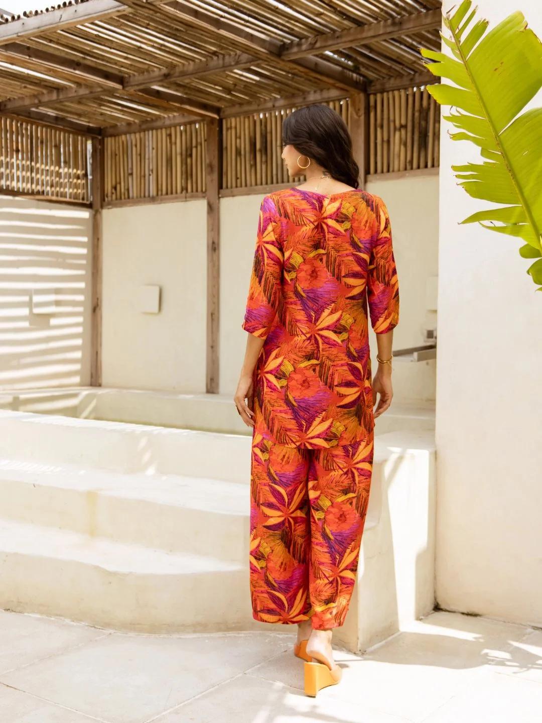 Tropical Ember Co-ord Set